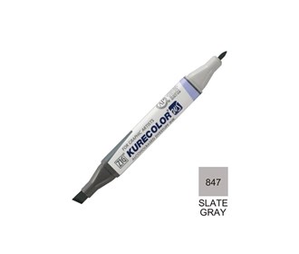 Qocolor design marker (double ended) SLATE GRAY 847