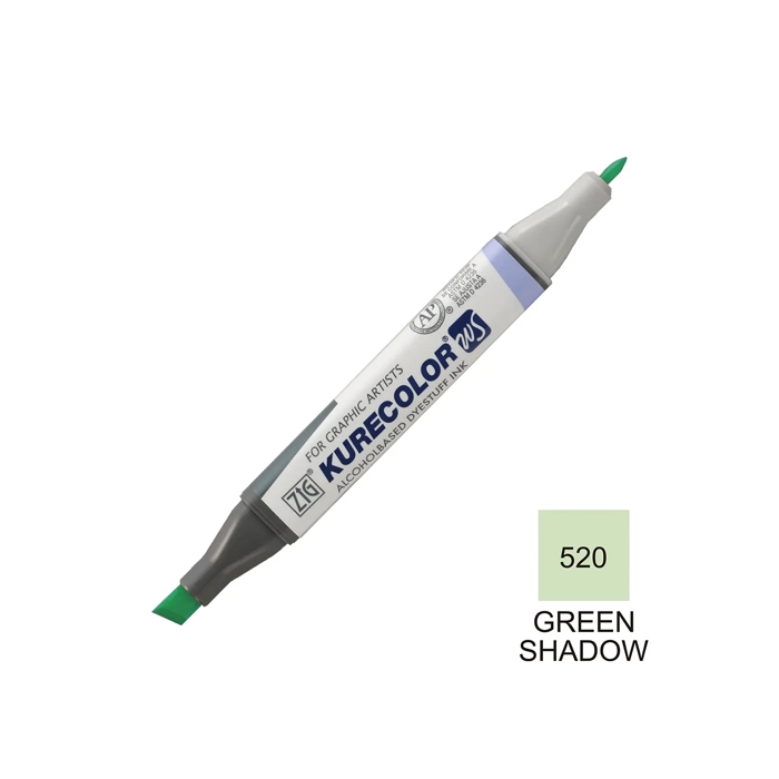 ماژیک طراحی کیوکالر دو سر GREEN SHADOW 520