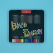 24-color Faber-Castell black edition colored pencils