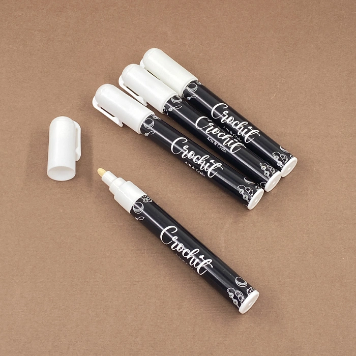 White acrylic marker