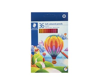 36 color Stadler soft model cardboard crayons