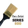 Pars Artist code 800 full volume flat background brush