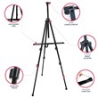 Montmart style steel tripod