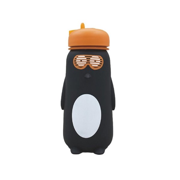 Penguin silicone thermos with glasses