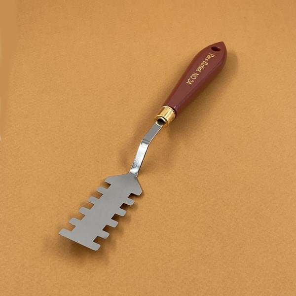 Pars Artist professional patterned spatula size 34