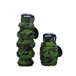 Collapsible silicone thermos grenade