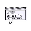 What's in your mind notebook