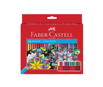 60 color Faber-Castell colored pencils, classic model