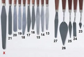 آشنایی با کاردک نقاشی و انواع و کاربردهای آن