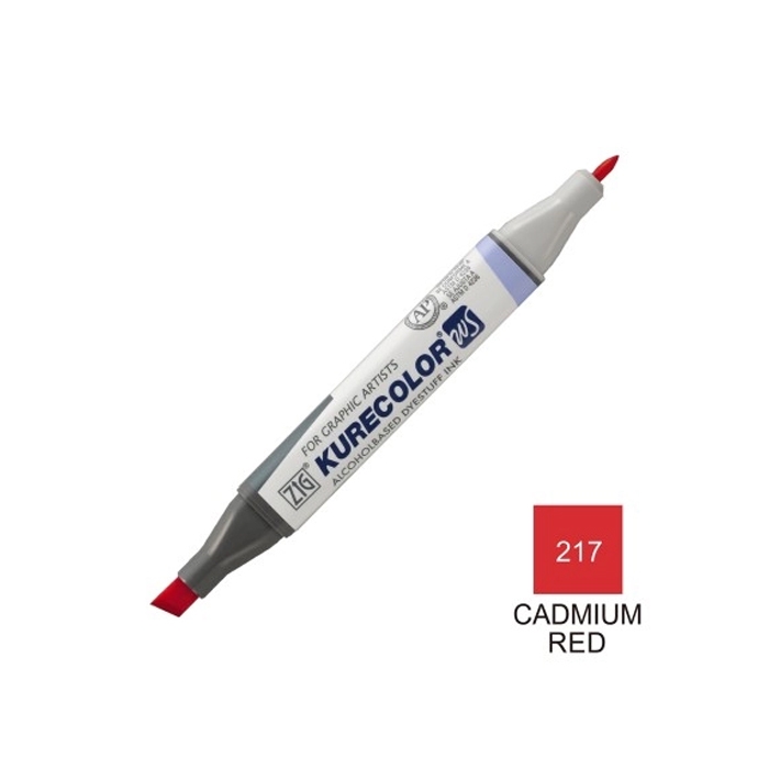 ماژیک طراحی کیوکالر دو سر CADMIUM RED 217