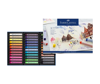 36 Fabrecastel chalk pastels, soft pastel model, creative studio