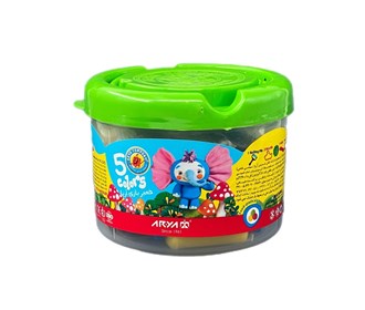 Aria 5 color bucket play dough