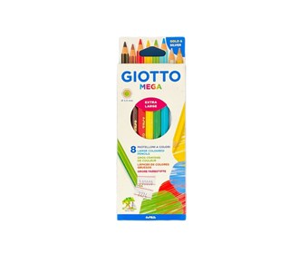 Giotto MEGA 8-color colored pencil