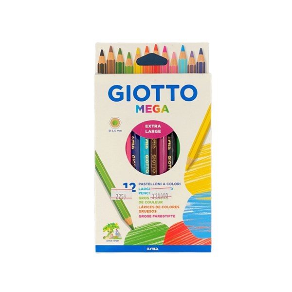 Giotto MEGA 12-color colored pencil