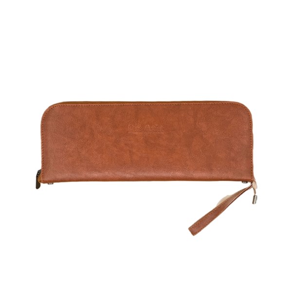 Pars Artist brown synthetic leather brush bag