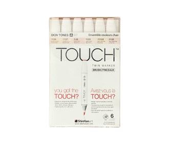 Magic Touch 6 colors brush, light skin color