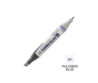 Kiocolor double-headed design marker PALE ICEBERG BLUE 351