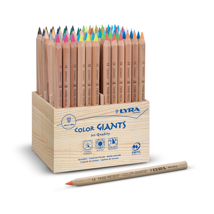 مداد رنگی لیرا مدل color giant