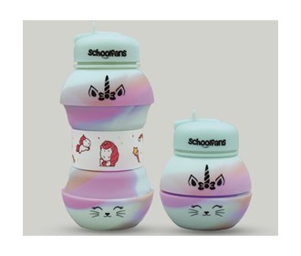 Unicorn school fence silicone thermos code FA9317