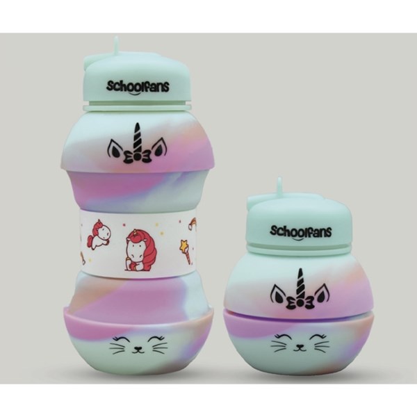 Unicorn school fence silicone thermos code FA9317