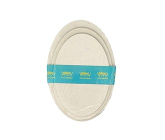 Canvas compact oval model set of 3 pieces