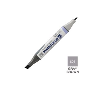 Kiocolor design marker (double ended) GRAY BROWN 803