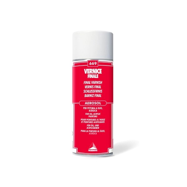 Mymeri glossy varnish spray 669