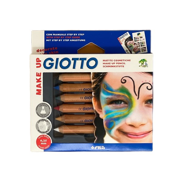 Giotto 6-color face makeup pencil