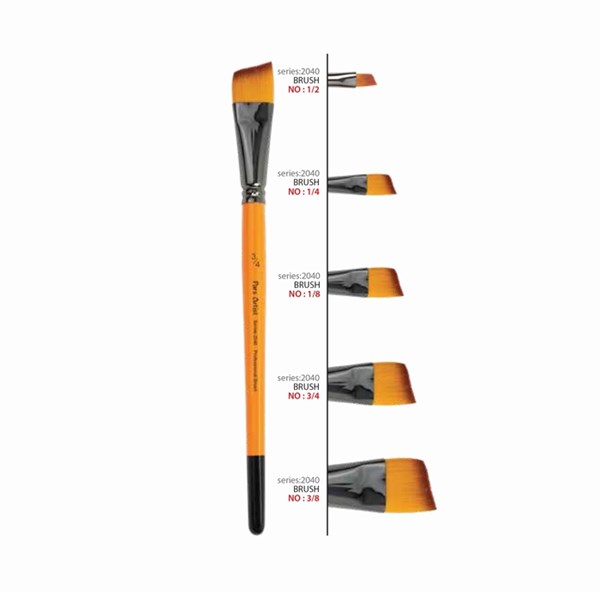 Sarkej Pars Artist code 2040 flat inch brush (single and set)