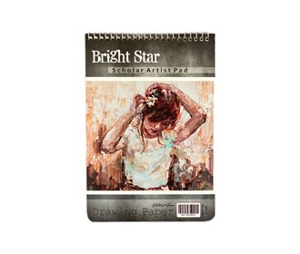 Bright Star design office, A5 size, girl design