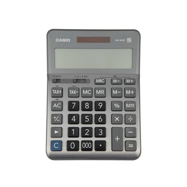 Casio DM-1600F calculator