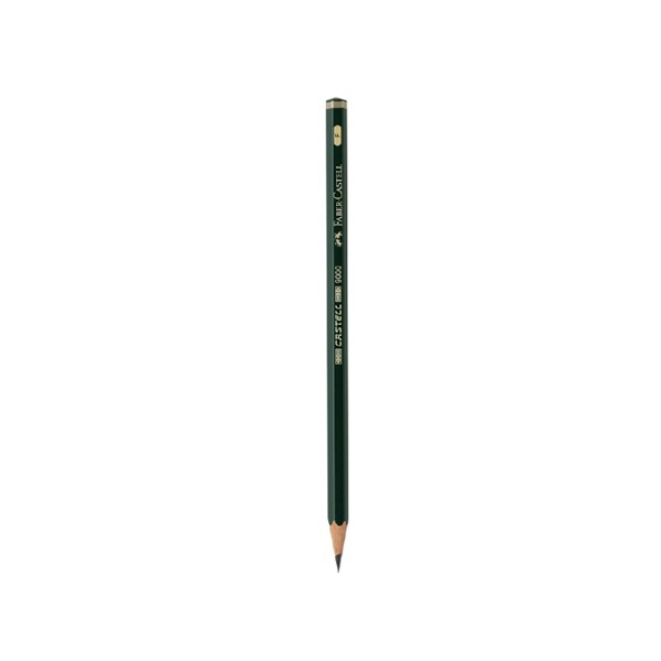 Faber-Castell F drawing pencil, Castel 9000 model