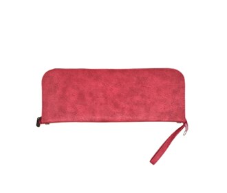 Pars Artist pink synthetic leather brush bag