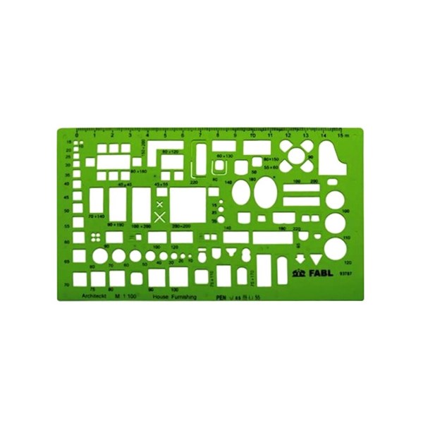 Fable furniture template 1/100 scale