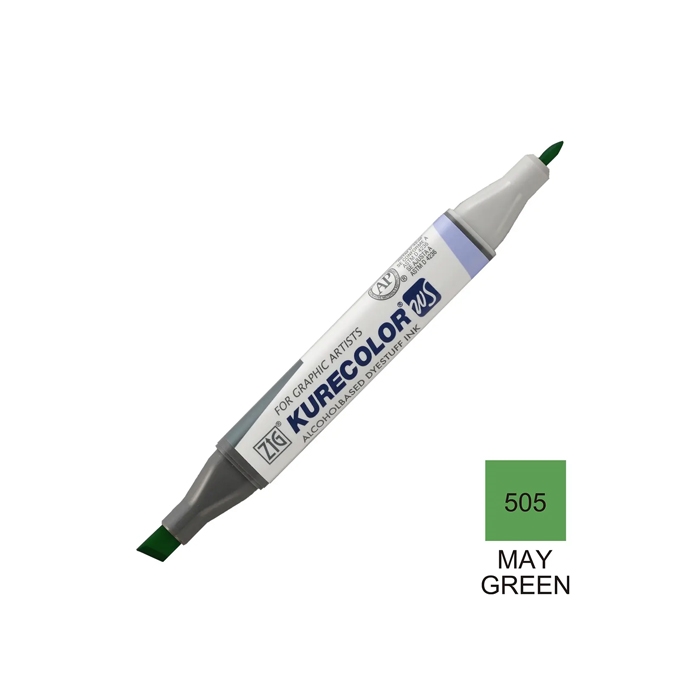 ماژیک طراحی کیوکالر دو سرMAY GREEN 505