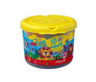 Aria 10 color bucket play dough