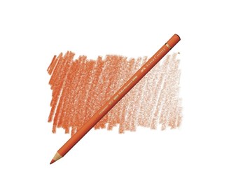 Faber-Castell polychrome colored pencil Dark Cadmium Orange 115