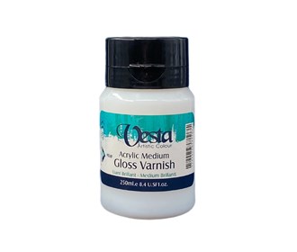 Vesta acrylic glossy varnish volume 250 ml
