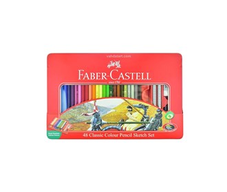 48 Faber-Castell colored pencils Sketch model