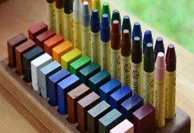 تفاوت پاستل و مداد شمعی+ کاربرد آن‌ها