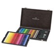 Fabercastel polychrome colored pencils, wooden box (48 colors + 4 pieces)