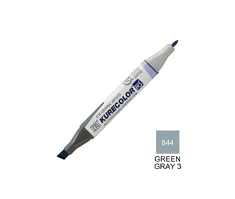 Kiocolor double-headed design marker GREEN GRAY 3 (844)