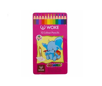 WOKE 12-color colored pencil, gold model, metal box