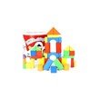 Wooden blocks for house building