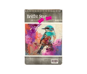 Bright Star design office, A5 size, bird design