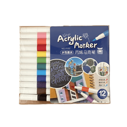ست 12رنگ ماژیک اکریلیک 