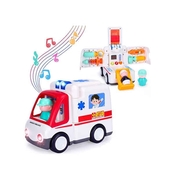 Hola Toys musical ambulance car toy model E8997