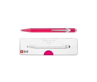 Karen Dash model 849 automatic pen, fluorescent pink body color