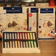 24 colors Fabercastel chalk pastels, creative studio soft pastel model