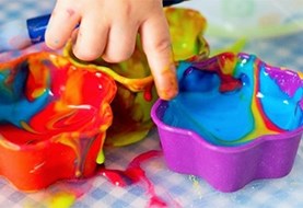 تفاوت گواش و رنگ انگشتی